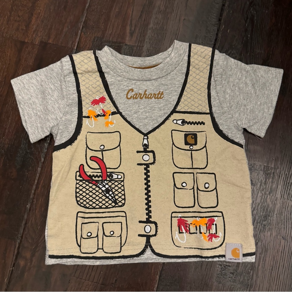 Boys Carhartt shirt.  Size 6-9M